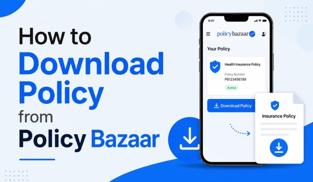 How to Download Policy from Policy Bazaar