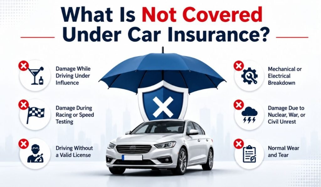 What Is Not Covered Under Car Insurance