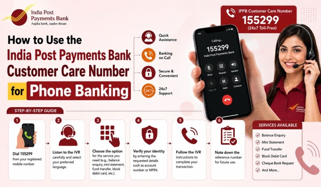 How to Use the India Post Payments Bank Customer Care Number for Phone Banking