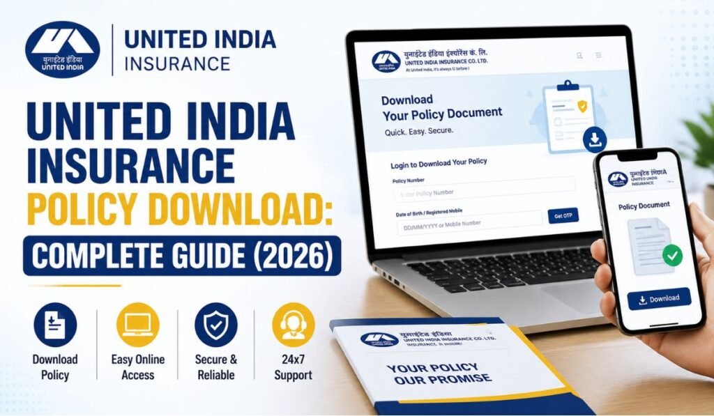 United India Insurance Policy Download Complete Guide (2026)